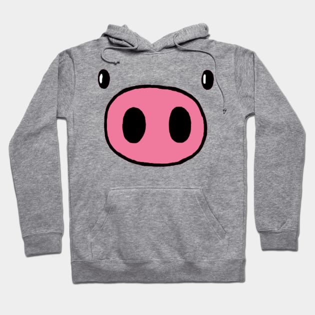 PORKY CUTE FUNNY, LADIES NOSE Hoodie by tirani16